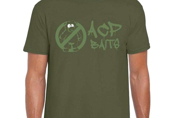 ACP Baits Official T shirt in Green (field testers)