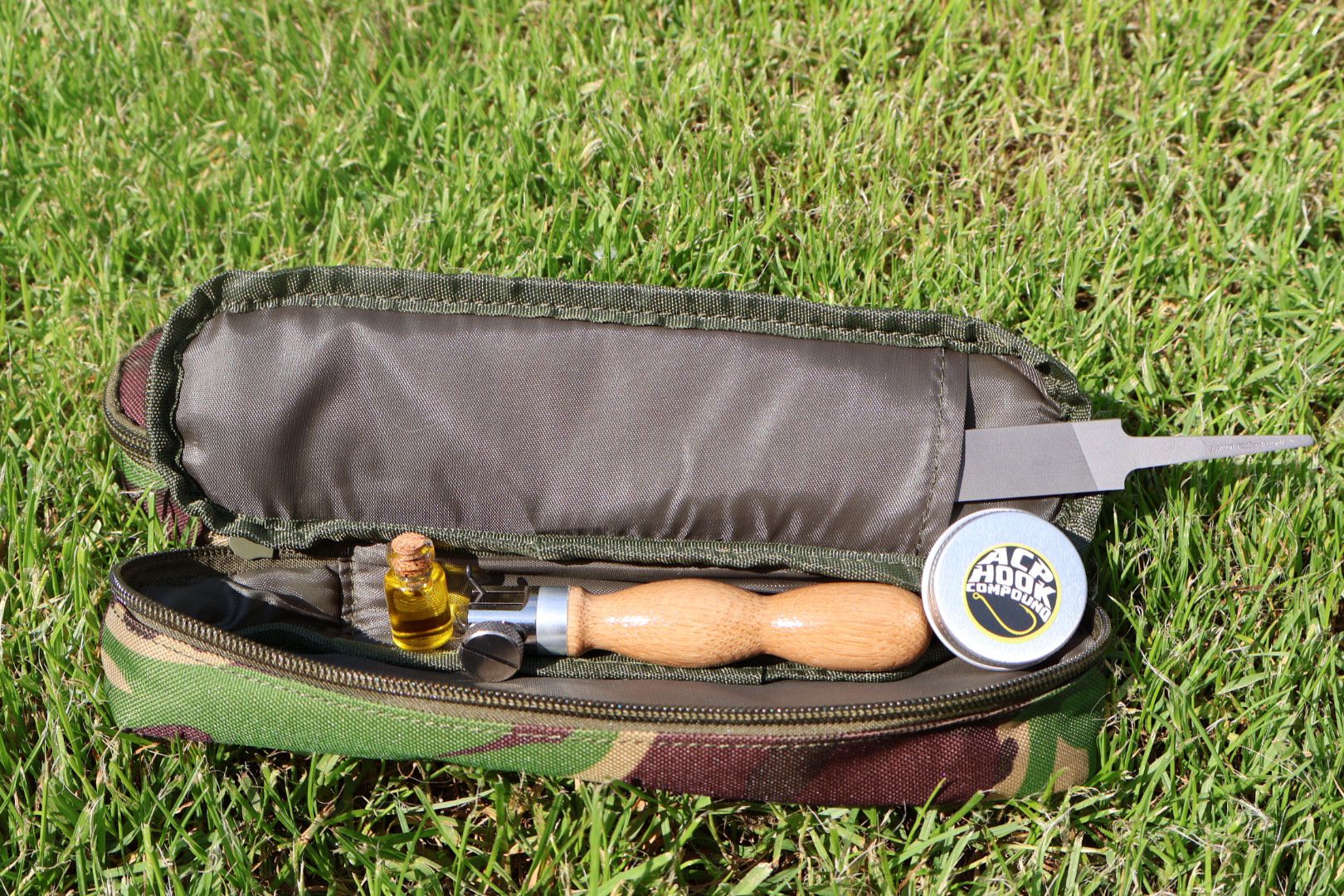 ACP Hook Sharpening Kit With Hand Made Oak Handles – ACP Baits